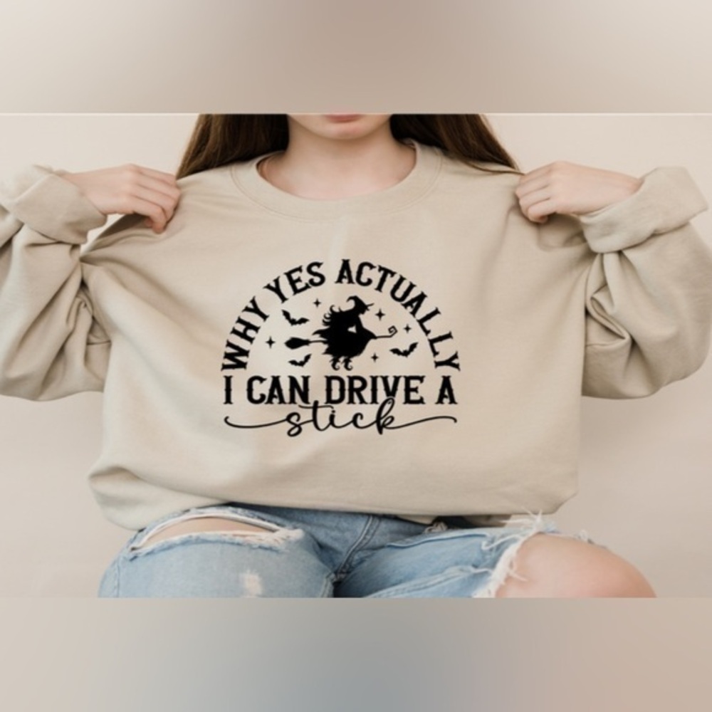 I Can Drive A Stick Crewneck